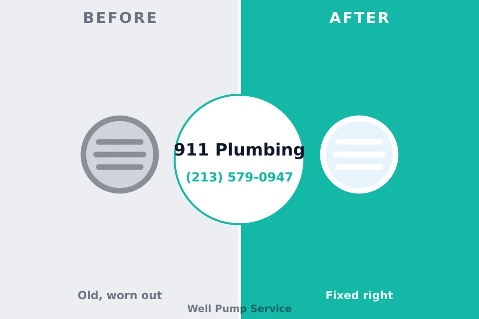 Before and after: plumbing repair Elwood, KS